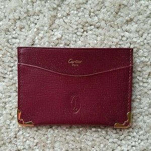 New in box vintage Cartier business card case