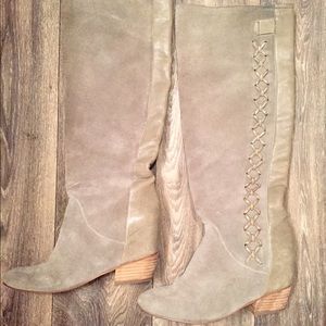 Gianni Bini suede/leather boots