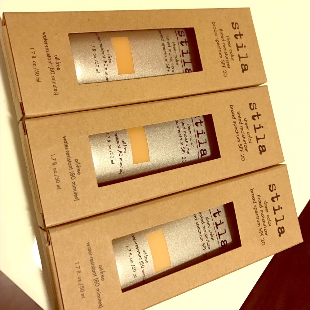 SOLD Stila tinted moisturizers- tone light medium