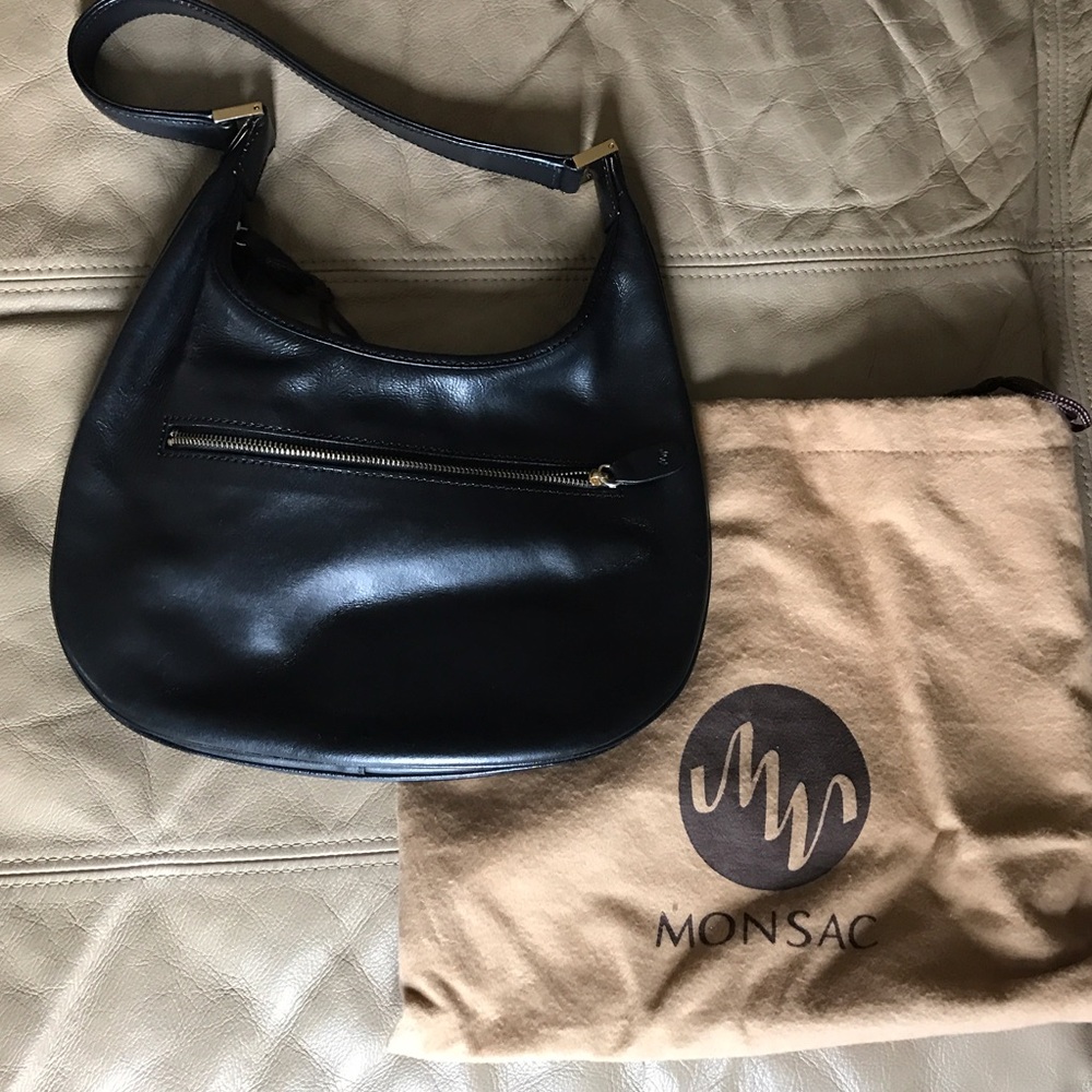 Monsac leather purse