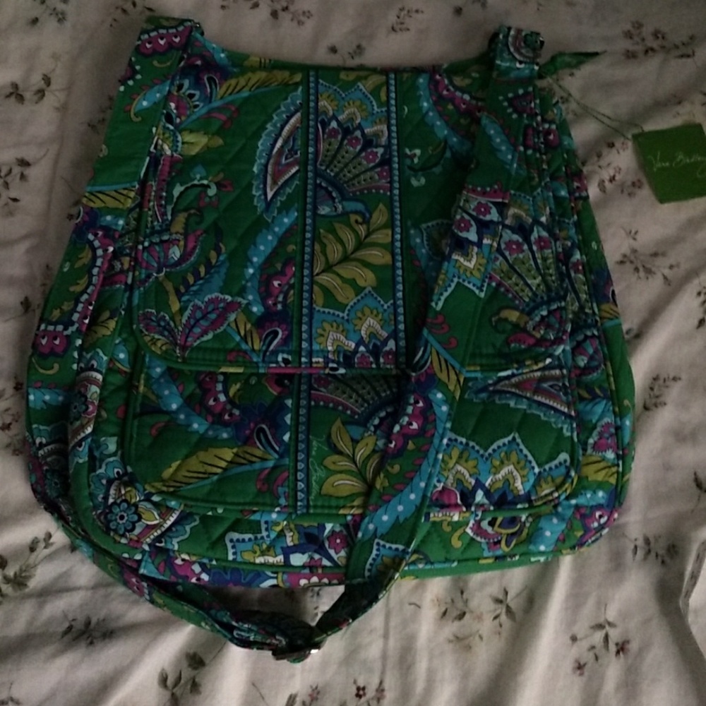 Large Emerald Paisley mailbag