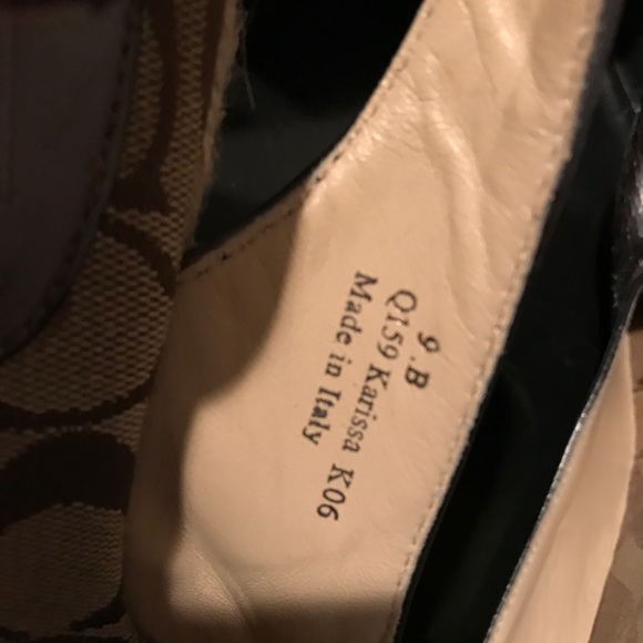 Coach metallic Slingback wedge - Picture 8 of 8