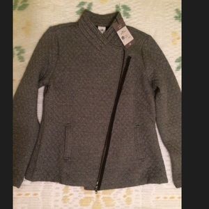 Cabi quilted moto jacket