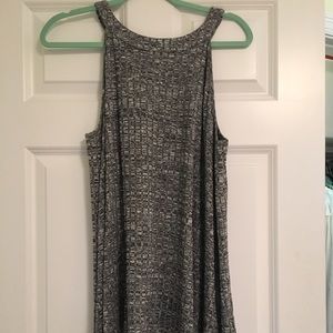 Grey Cold Shoulder Top