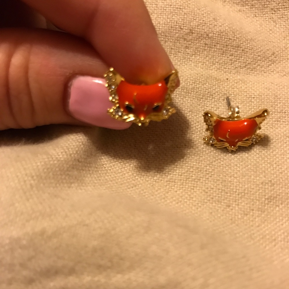 Kate spade fox earrings