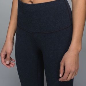 Lululemon High Waisted Wunder Under Crops