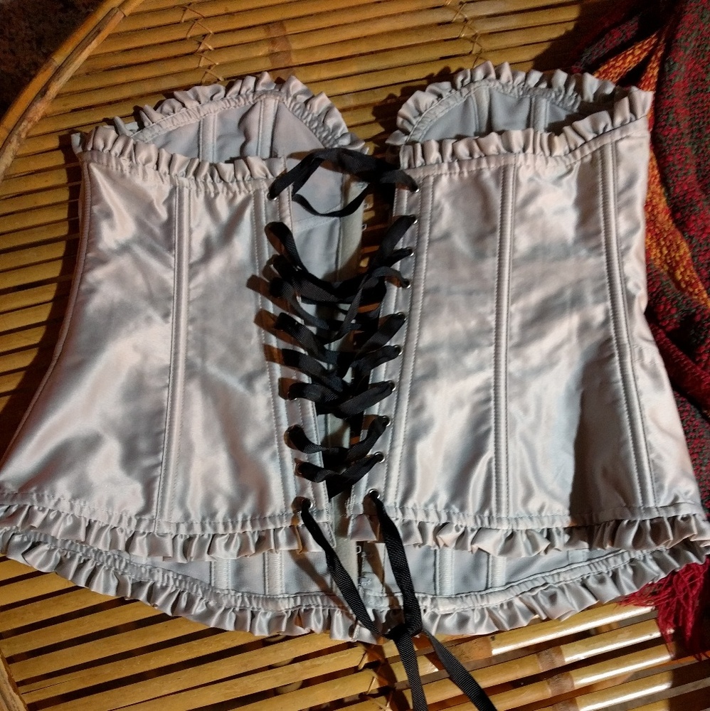 Victoria's Secret silver corset