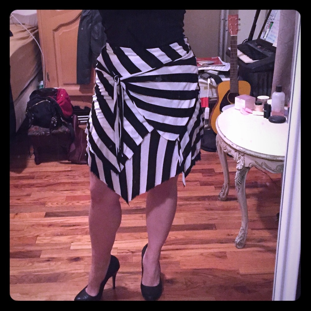 UO Zebra Layered Super Soft Skirt