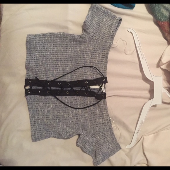 Lace Up Ribbed - Picture 2 of 2