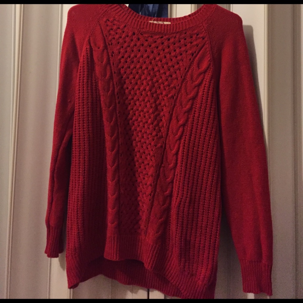 Red sweater