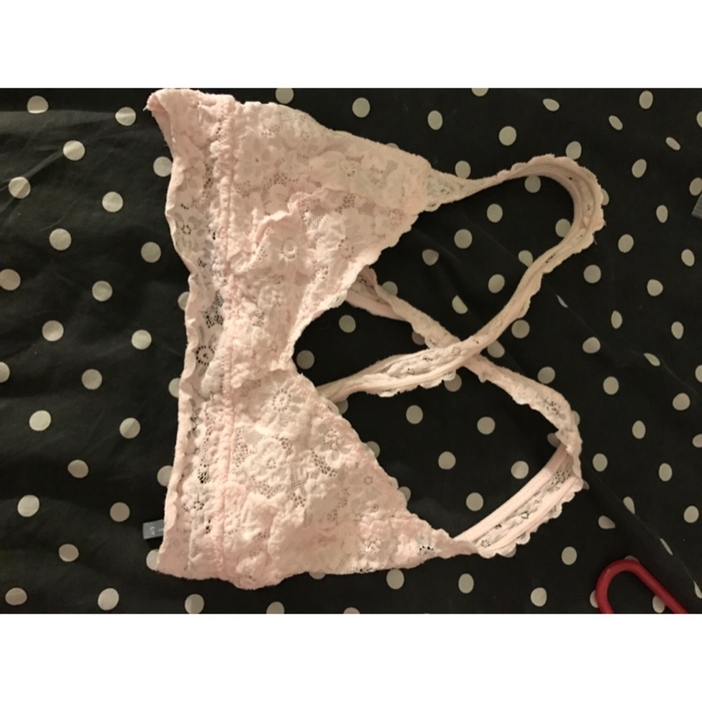 light pink bralette