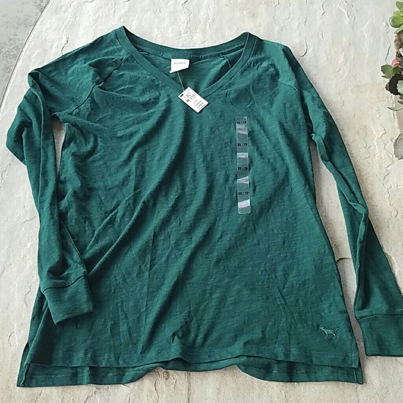 NWT PINK VS Oversized Solid Tee - Picture 2 of 4