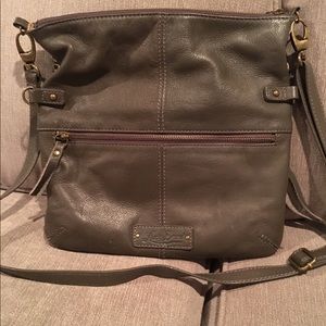 Lucky Brand grey cross body bag