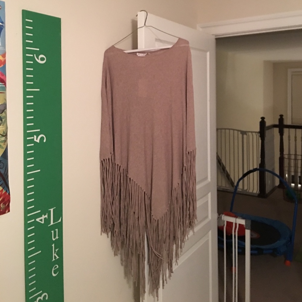 Brand new poncho for spring!