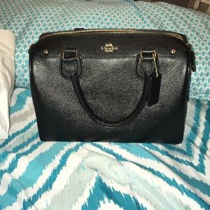 NWT Coach Mini Bennett Leather Satchel Crossgrain