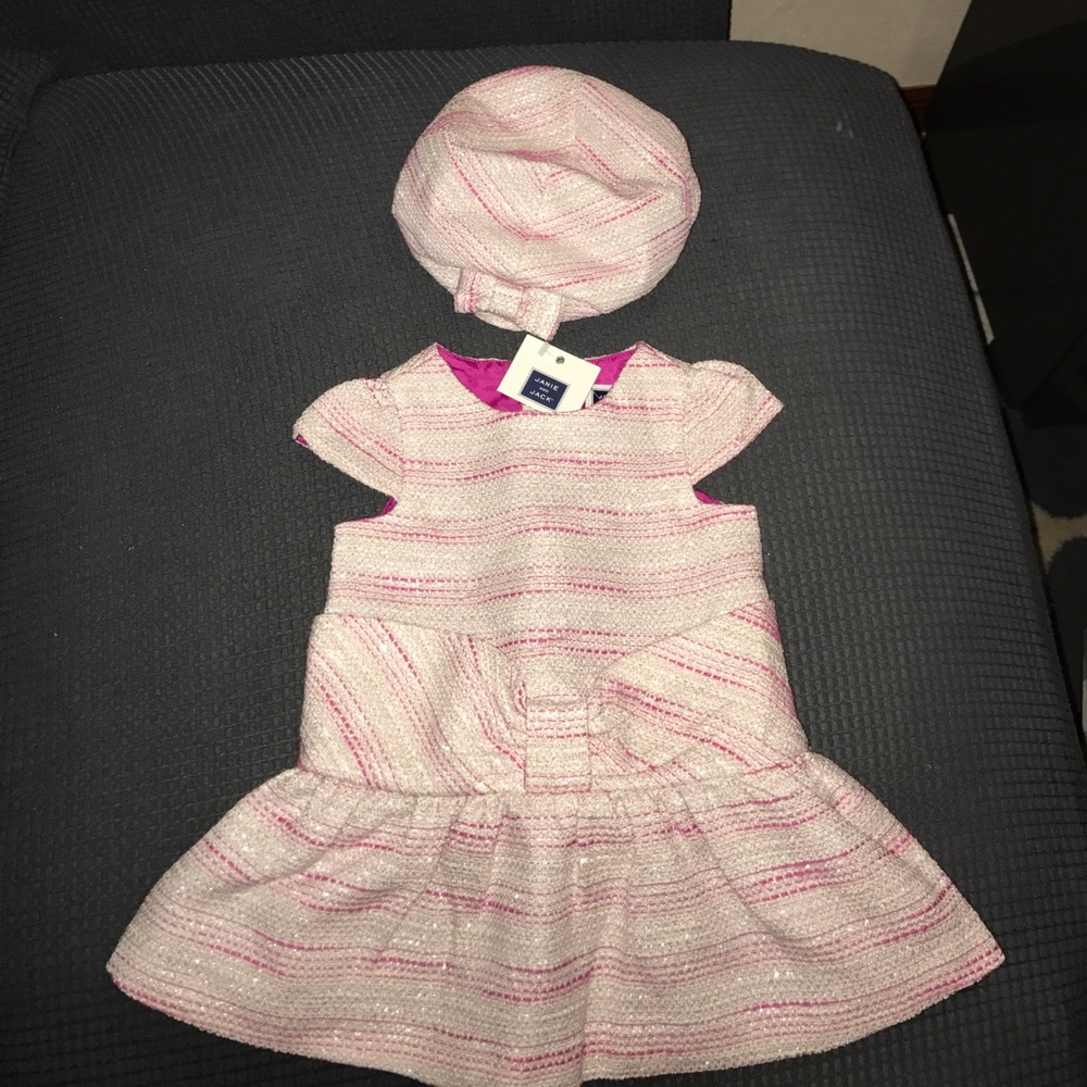 Janie and Jack Dress and Beret! NWT
