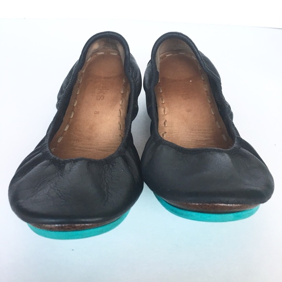 Tieks Shoes - Teiks, size 8, matte black.