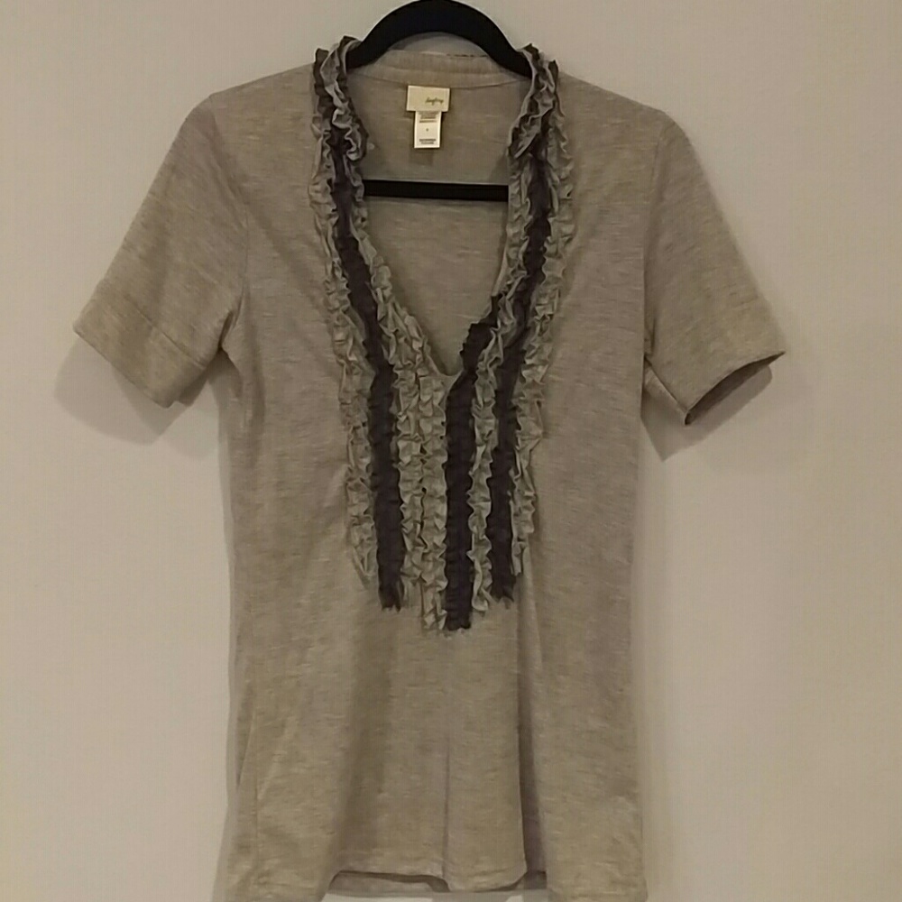 The cutest ruffled shirt, ever!