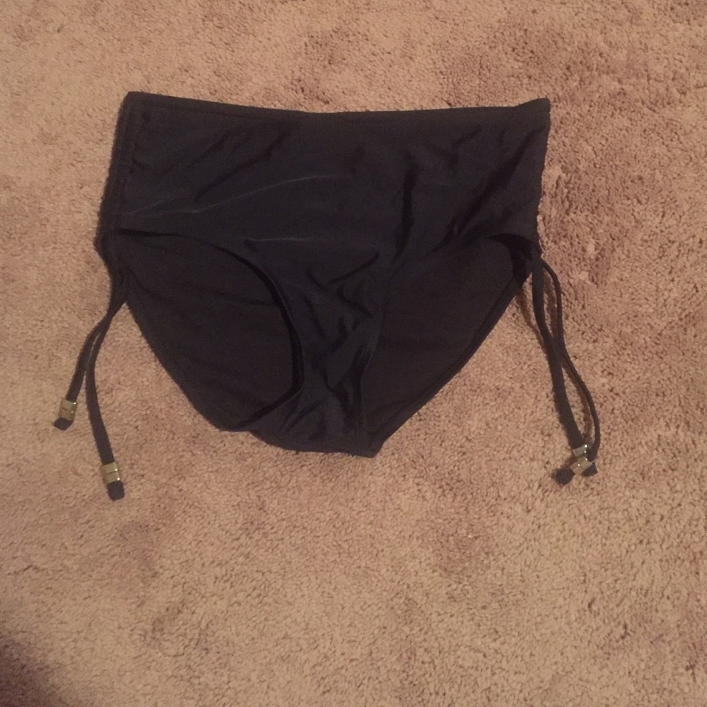 Black bathing suit bottoms
