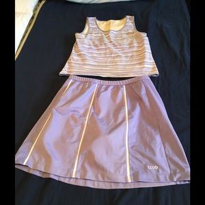 Lavender Izod  skort and top, medium