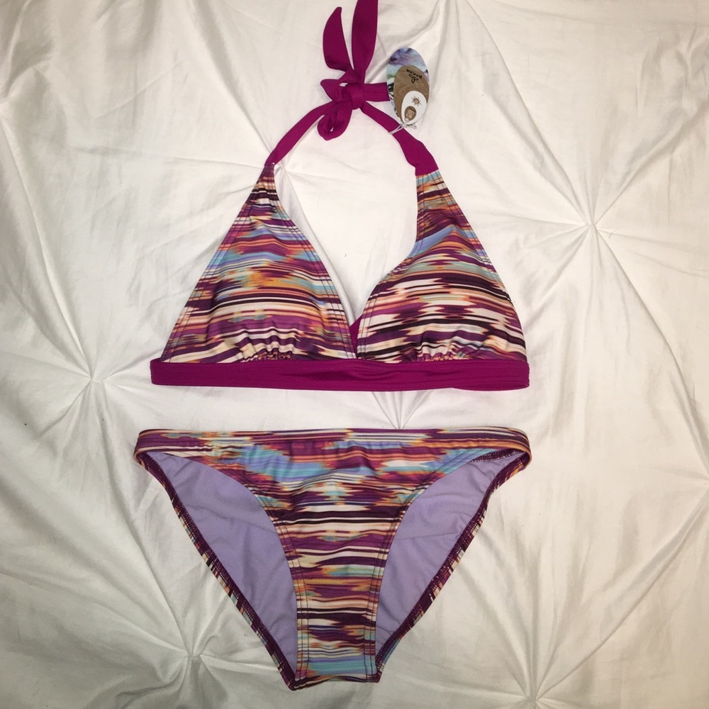 PRANA multicolor swim suit (2piece) NWT