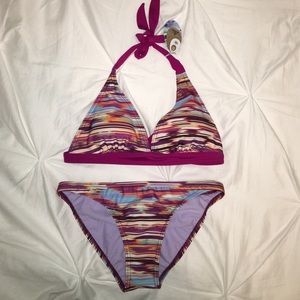 PRANA multicolor swim suit (2piece) NWT