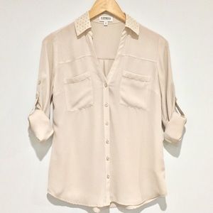 Studded Collar Express Portofino Shirt