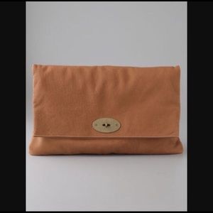 Joie oversized chocolate clover clutch