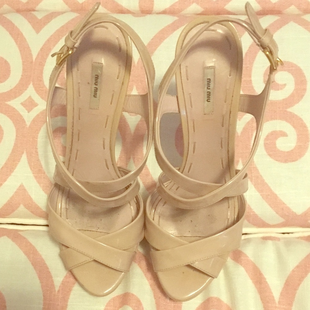 Miu Miu platform sandals - Picture 1 of 3