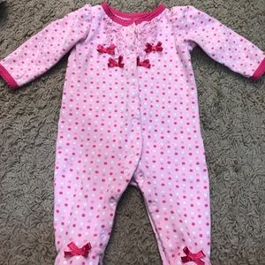 🔥Pink footie Jammie's🔥