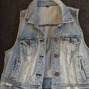 American Eagle jeans vest