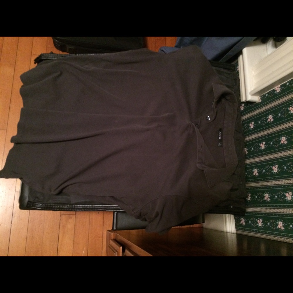APT 9 grey men's large polo