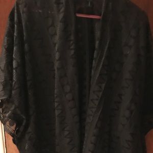 Black poncho