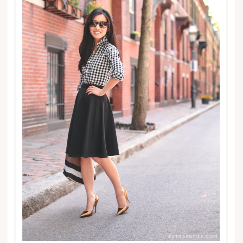 Black flowy skirt