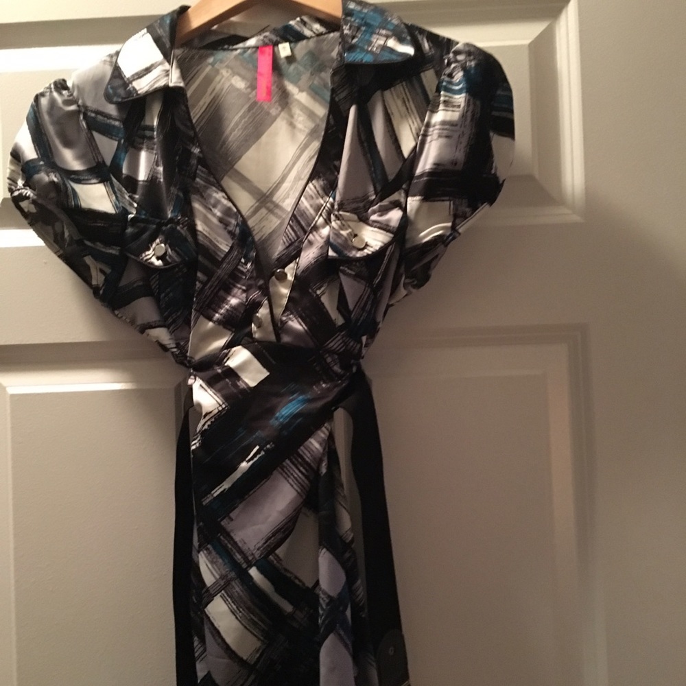 Shirt with wrap around belt