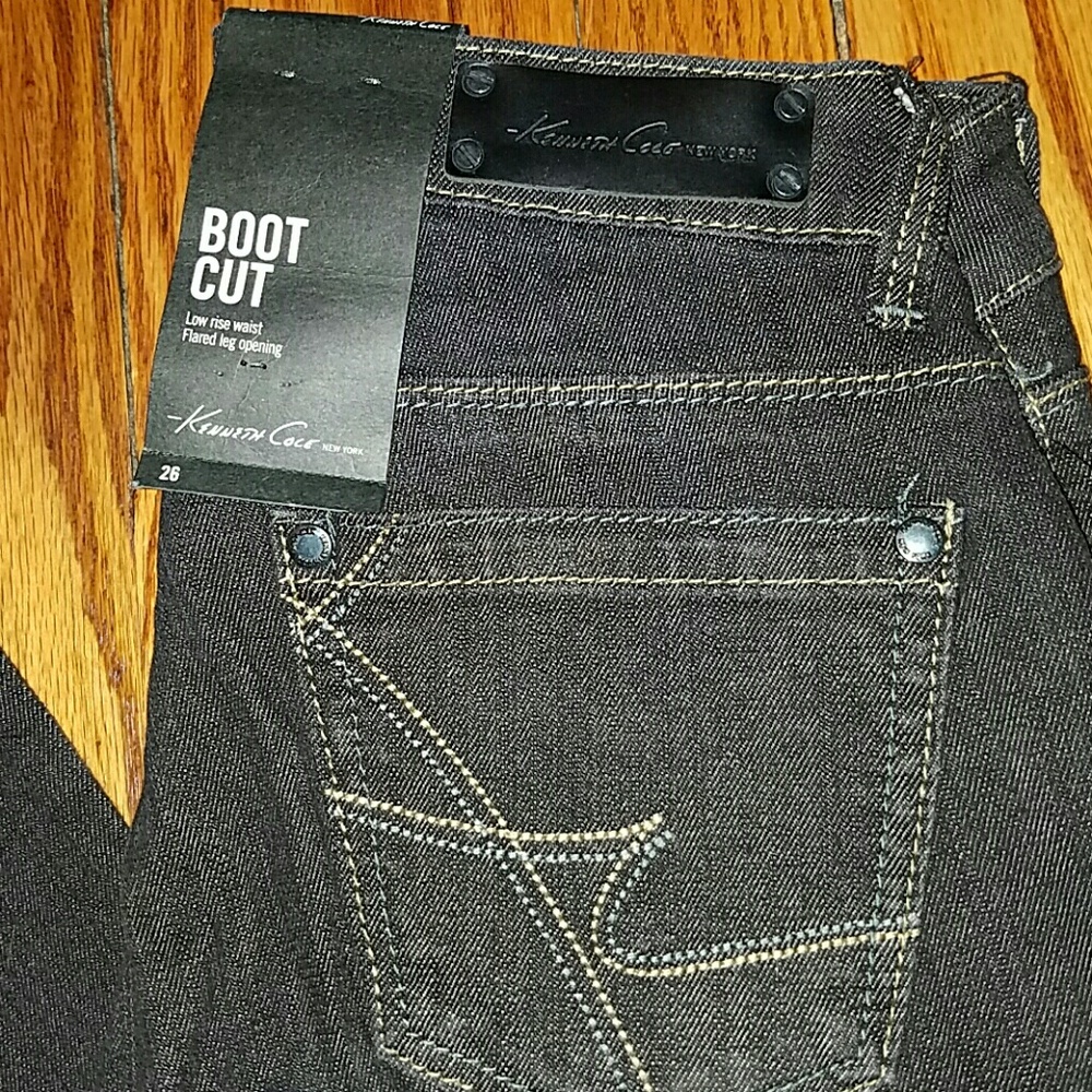 KENNETH COLE : BOOT CUT : LOW RISE : FLARED - Picture 3 of 4
