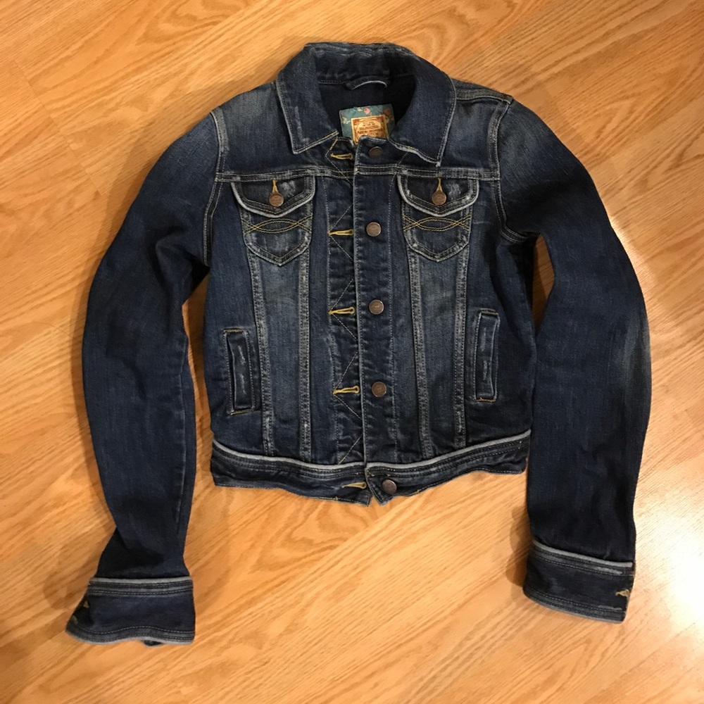 Abercrombie & Fitch Dark Wash Jean Jacket size S