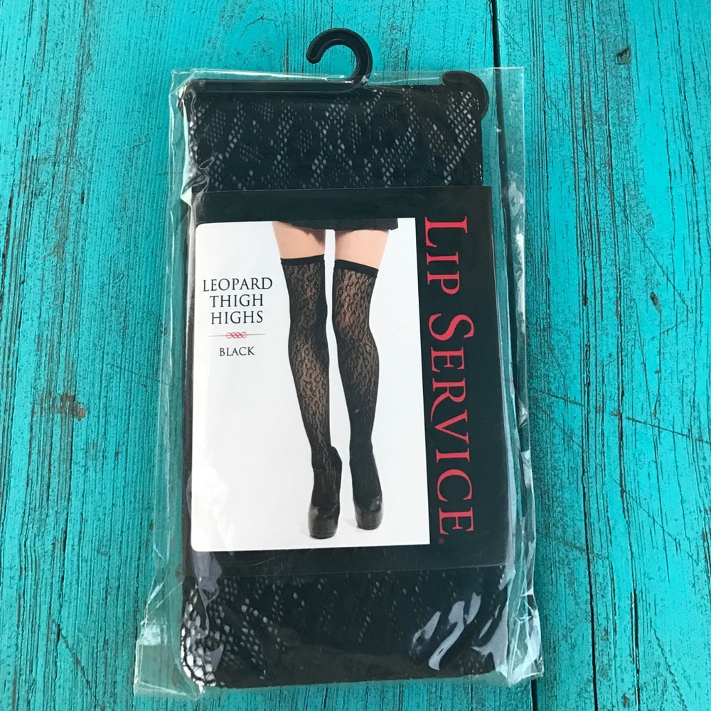 Lip Service Leopard Thigh Highs.