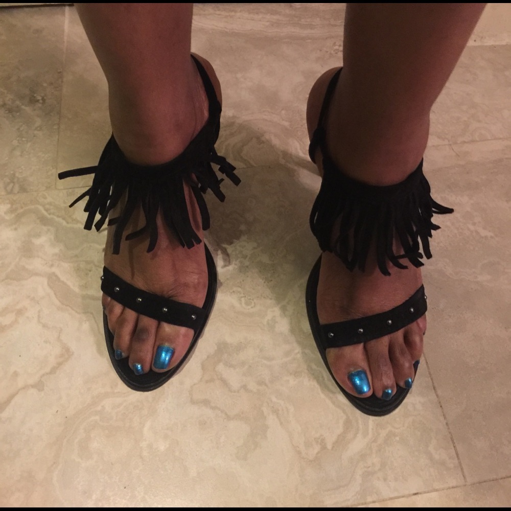 Suede Mia heels