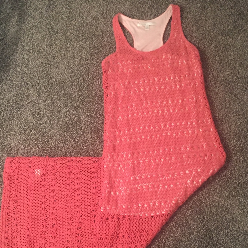 Crocheted maxi dress