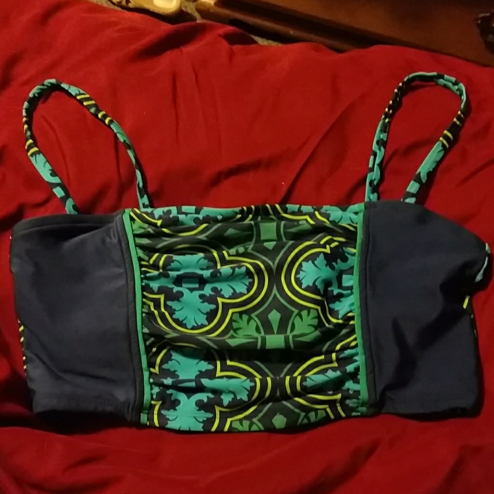 Blue swim top