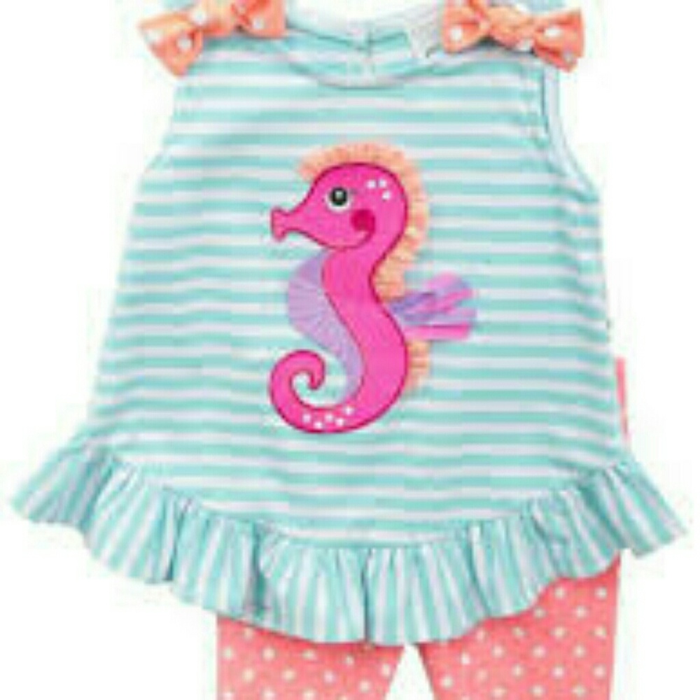 Rare editions sweet seahorse outfit
