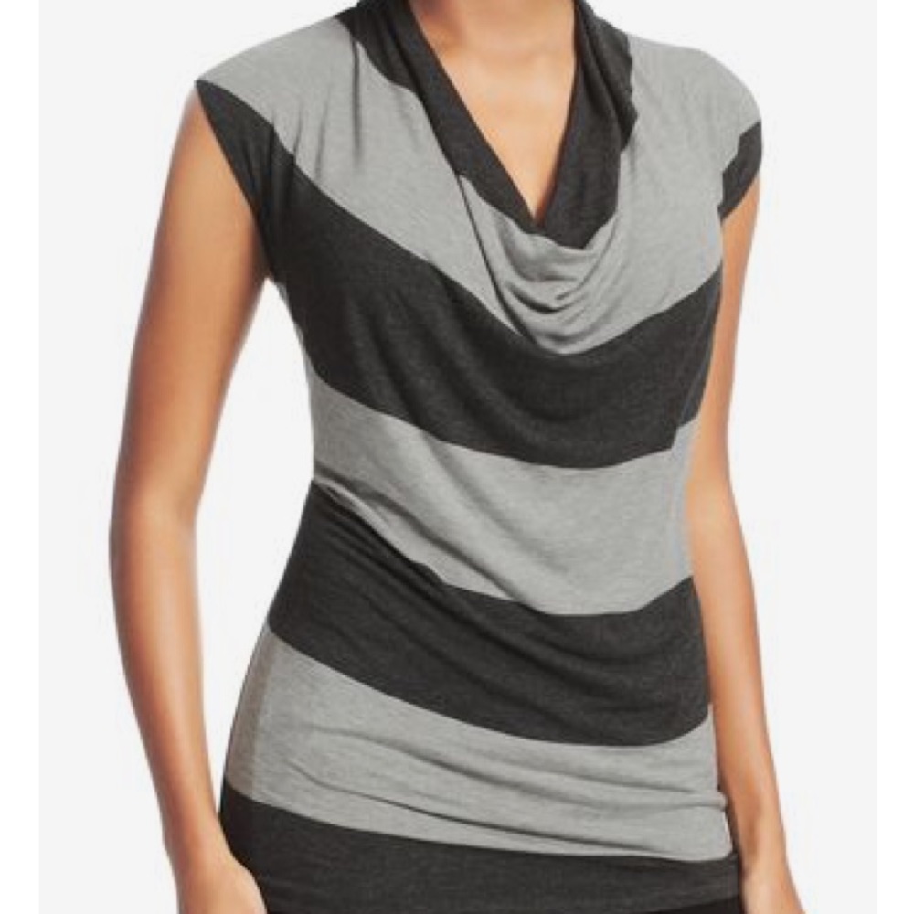Cabi Wide Stripe Tee #620 Size M
