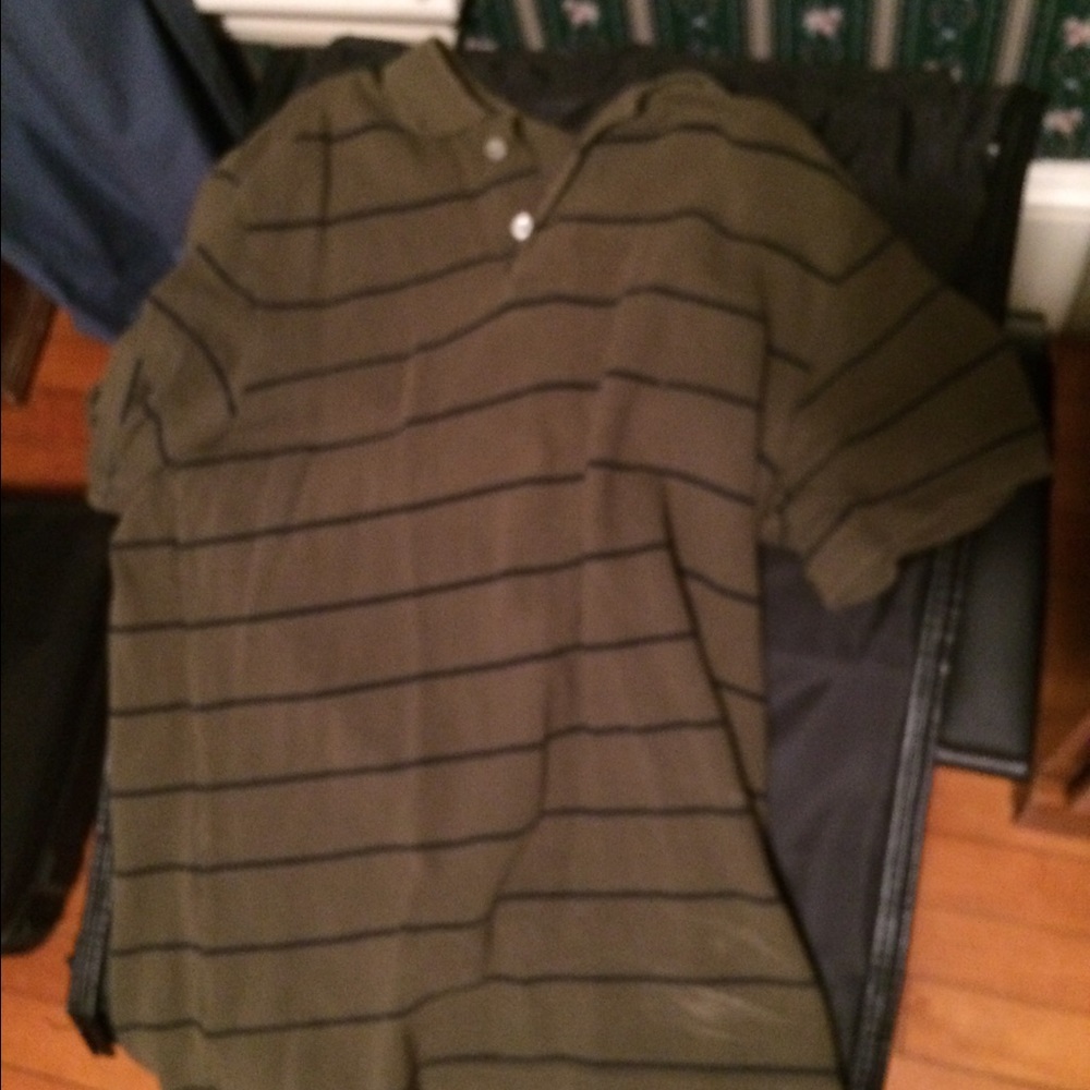 Green classic men's small polo
