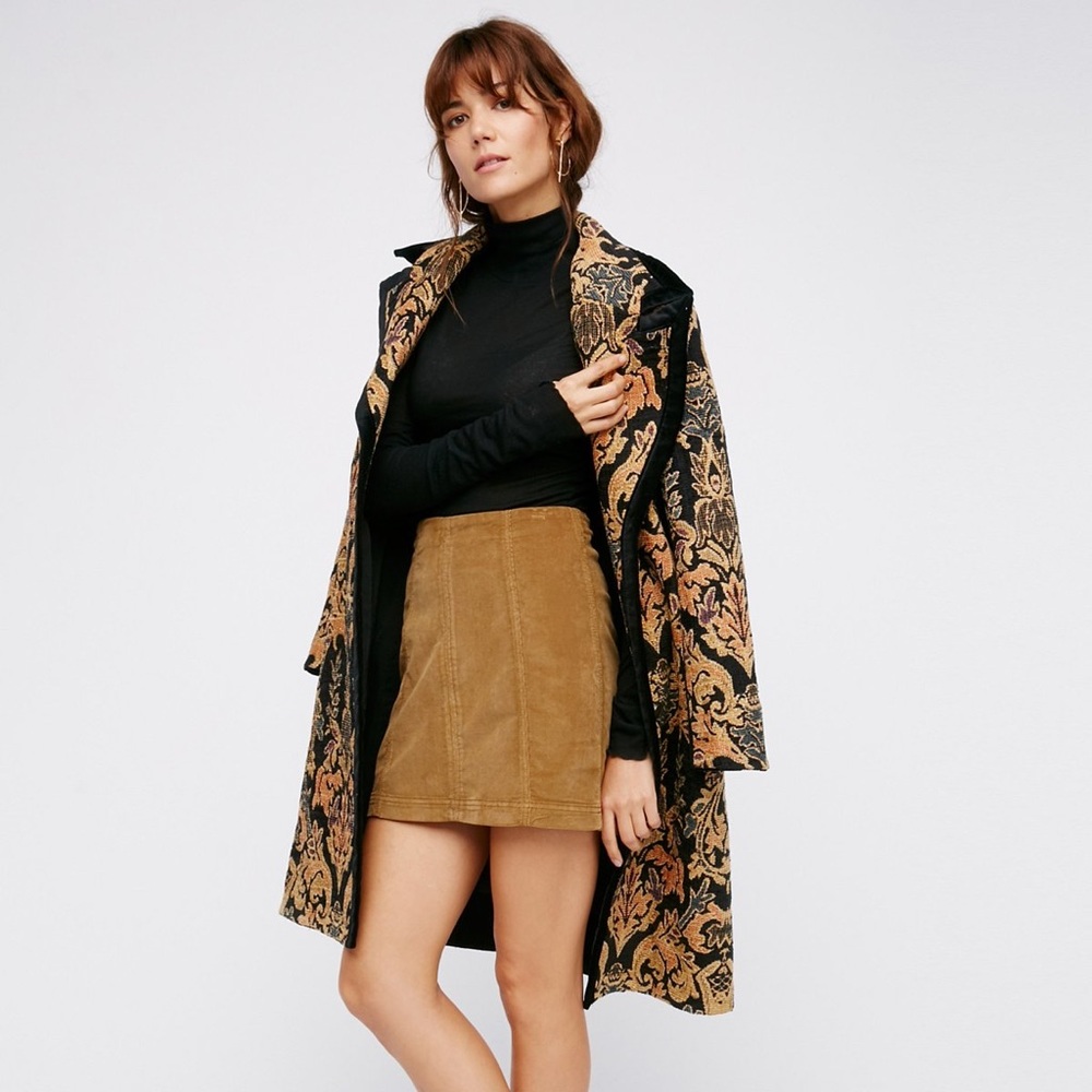 🎉HP🎉Free People Modern Femme Cord Mini in Golden - Picture 3 of 7
