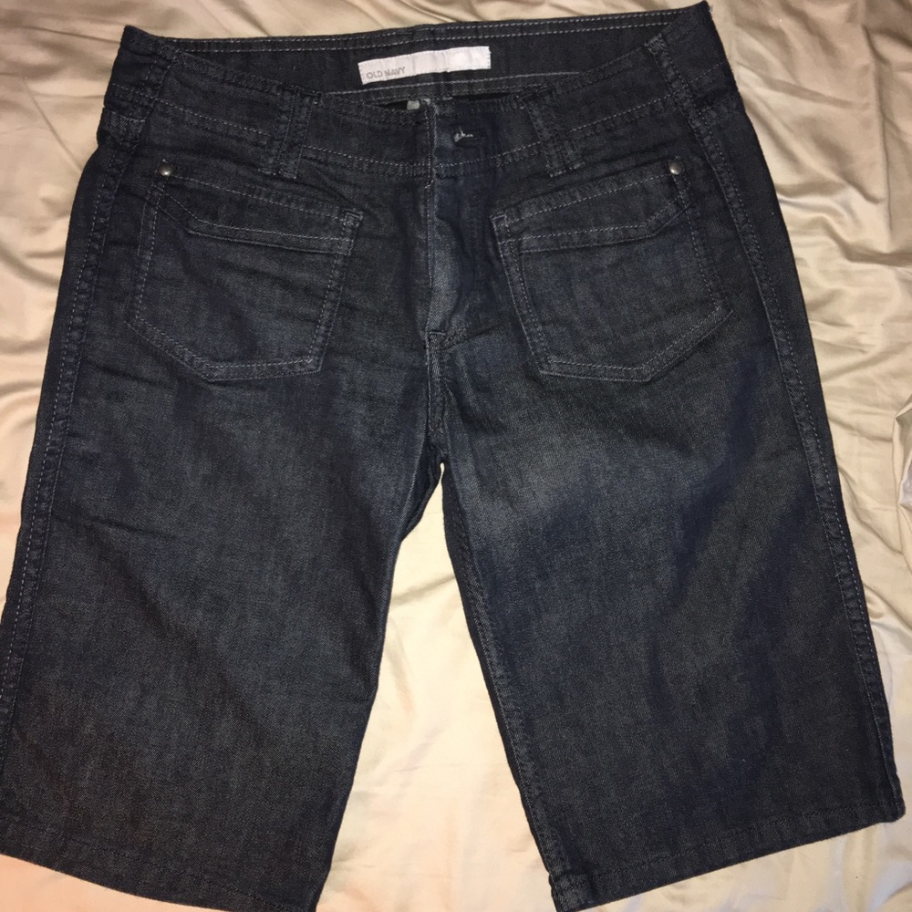 Old Navy Pedal Pusher jean shorts