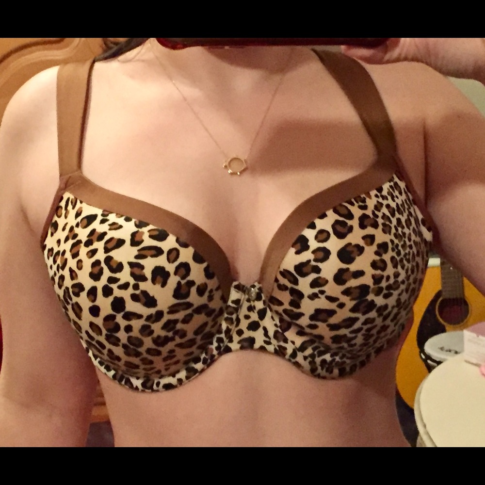 NWOT Lane Bryant Leopard Print Bra