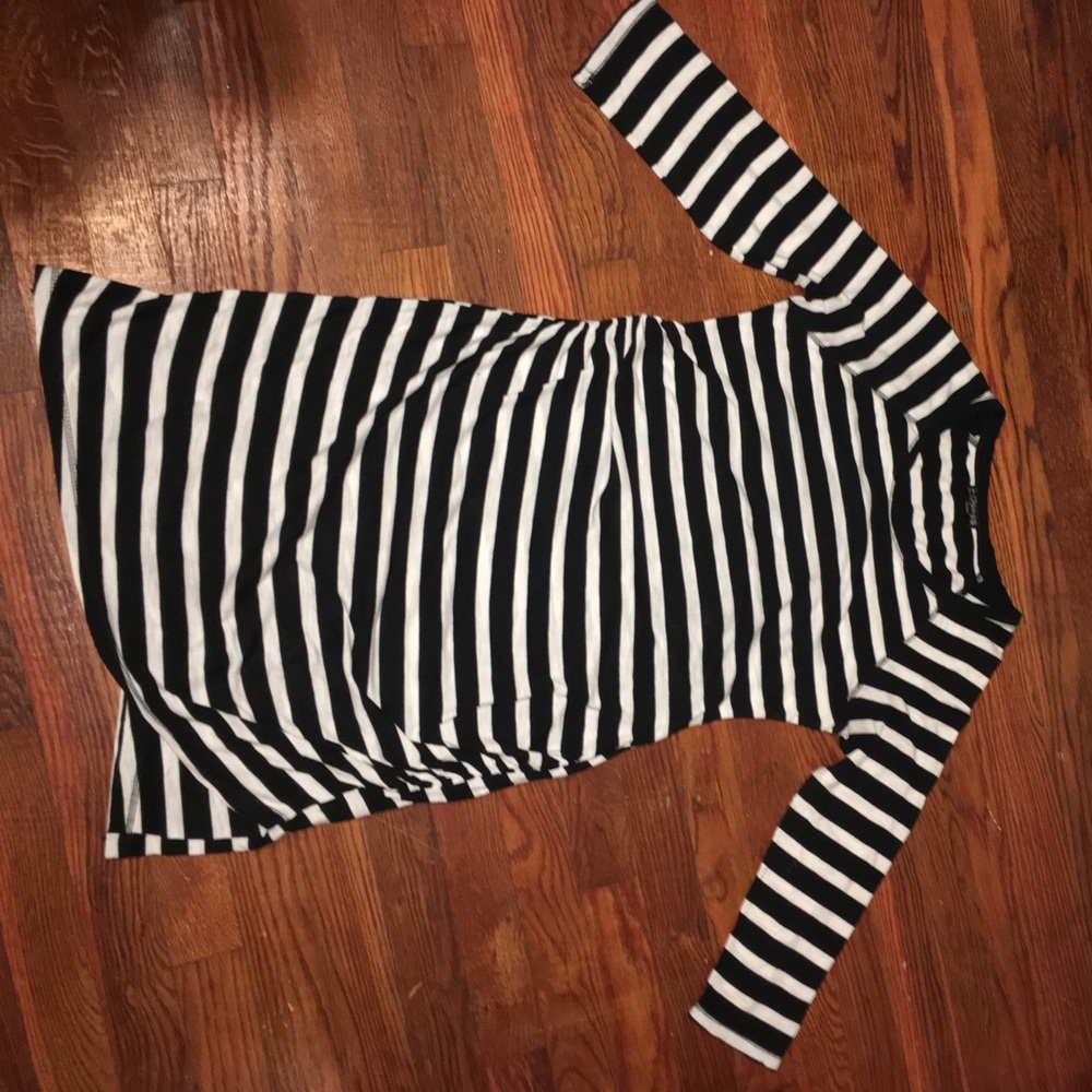 Express Black & White Dress Sz M