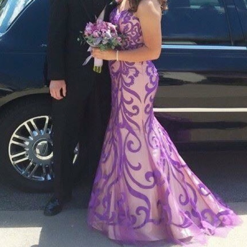 Disney Purple Formal Gown