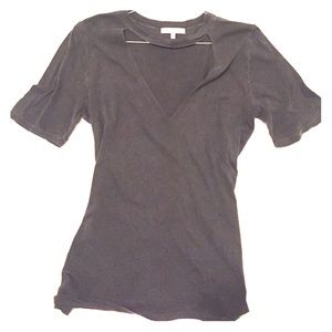Urban tee with choker neck